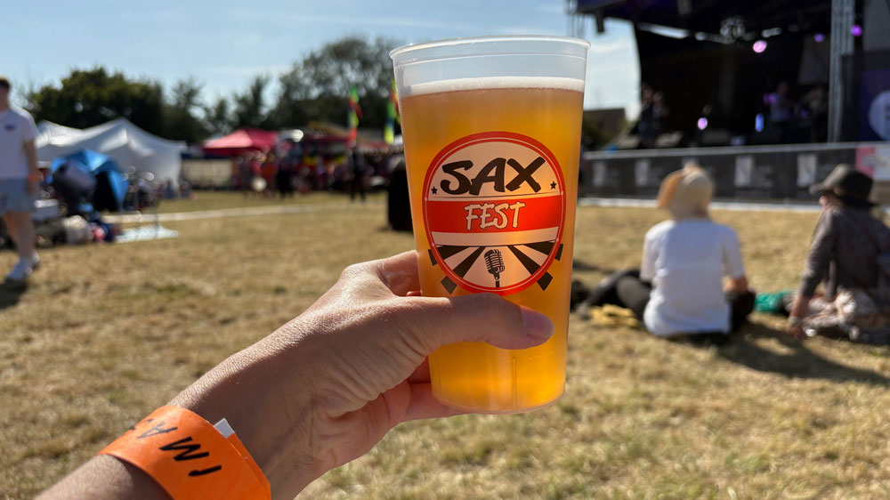 saxfest pint of beer